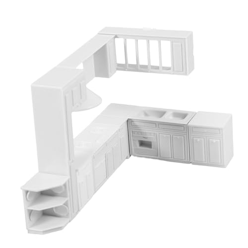 HOOTNEE Miniatur Küchenschrank mit Waschbecken und Herd Puppenhaus Möbel Badezimmer Küchen Dekoration Detailgetreu für Miniatur Landschaft und Fotografie Vielseitig Einsetzbar HOOTNEE Miniatur Küchenschrank mit Waschbecken und Herd Puppenhaus Möbel Badezimmer Küchen Dekoration Detailgetreu für Miniatur Landschaft und Fotografie Vielseitig Einsetzbar von HOOTNEE