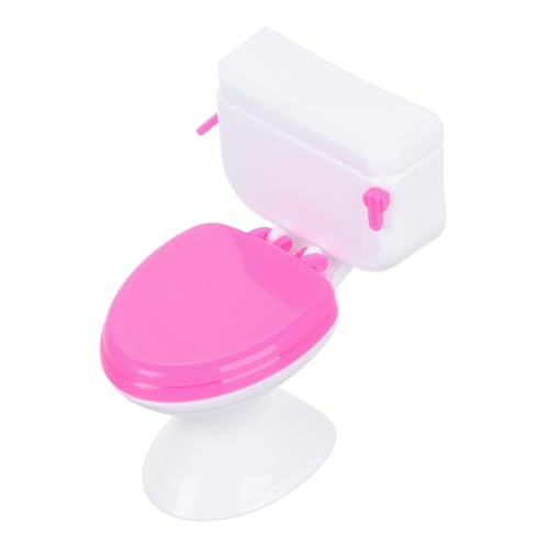 HOOTNEE Miniatur Puppenhaus Toilette Weiß Mini Wc Modell für Badezimmer Szenen Verschleißfestes Miniatur Wc für DIY und Puppenhaus Dekoration HOOTNEE Miniatur Puppenhaus Toilette Weiß Mini Wc Modell für Badezimmer Szenen Verschleißfestes Miniatur Wc für DIY und Puppenhaus Dekoration von HOOTNEE