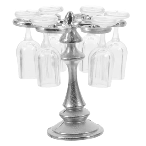 HOOTNEE Miniatur Puppenhaus Weinregal mit Weingläsern Detailgetreuer Plastik Weinhalter für Micro Landschaft Miniatur Küchen und Esstisch Zubehör Einfache Montage Realistisches HOOTNEE Miniatur Puppenhaus Weinregal mit Weingläsern Detailgetreuer Plastik Weinhalter für Micro Landschaft Miniatur Küchen und Esstisch Zubehör Einfache Montage Realistisches von HOOTNEE