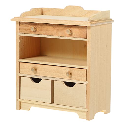 HOOTNEE Miniatur Schrank Modell Aus Für Puppenhäuser Dekoratives öbelstück Für Schlafzimmer Und Puppenstuben Ideal Ornament Für Mini Dekoration von HOOTNEE