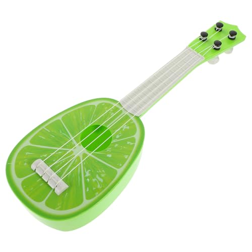 HOOTNEE Obst-Ukulele Kinder Gitarrenspielzeug Kinderspielzeug Akustikgitarre Ukulele Gitarre Musikinstrument E-gitarrenspielzeug Für Kinder Musikalisches Spielzeug Gitarrenmodell Abs Green von HOOTNEE