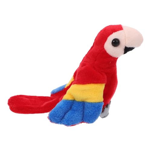 HOOTNEE Papageien-fingerpuppe Handpuppen Für Kleinkinder 1-3 Puppen Papagei Handpuppe Kolibri Stofftier Tierpuppen Hand Papagei Plüsch Stofftier Vogelpuppe Vogel Stofftier Pp Baumwolle von HOOTNEE