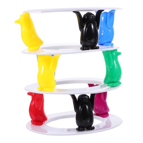 HOOTNEE Pinguin Turm Bauklötze Montessori Holzspielzeug Ab Jahr Pädagogisches Balancespiel für Kleinkinder Frühe Entwicklung Motorische HOOTNEE Pinguin Turm Bauklötze Montessori Holzspielzeug Ab Jahr Pädagogisches Balancespiel für Kleinkinder Frühe Entwicklung Motorische von HOOTNEE
