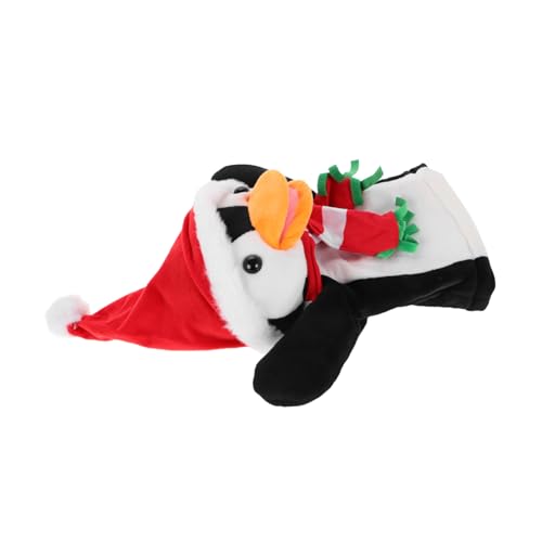 HOOTNEE Pinguin-handpuppe Handpuppen Von Nutztieren Pinguin-fingerpuppen Schneemann Spielzeug Pinguin-Puppe Puppen Mit Tiercharakter Santa Handpuppen Kinder Fingerpuppen Puppentiere Stoff von HOOTNEE