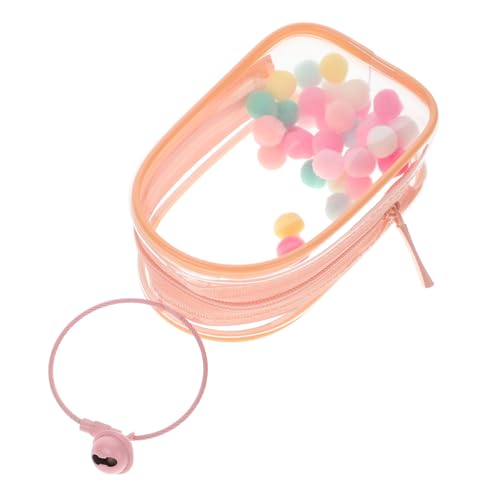 HOOTNEE Puppen Ausflugstasche Schlüsselanhänger Beutel Figuren Vitrine Transparenter Beutel Schlüsselanhänger Blinde Taschen Schlüsselanhänger Tasche Mini Tasche von HOOTNEE