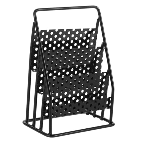 HOOTNEE Puppenhaus Deko Tiny Bookcase mit Realistischem Design Stabiler Metallrahmen Vielseitig als Puppenmöbel und Wohnzimmerschmuck Geeignet Schwarzes Mini Regal HOOTNEE Puppenhaus Deko Tiny Bookcase mit Realistischem Design Stabiler Metallrahmen Vielseitig als Puppenmöbel und Wohnzimmerschmuck Geeignet Schwarzes Mini Regal von HOOTNEE