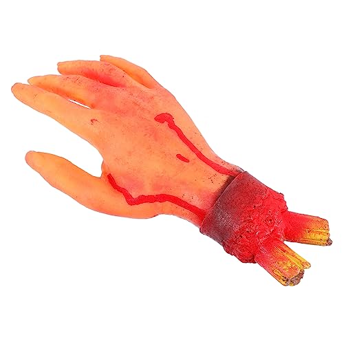 HOOTNEE 1pc Mall Spielzeug Gadget Halloween Gefälschte Hand Spielzeug Realistisch Simulierte Hand Trick Requisiten Für Party Liefert von HOOTNEE