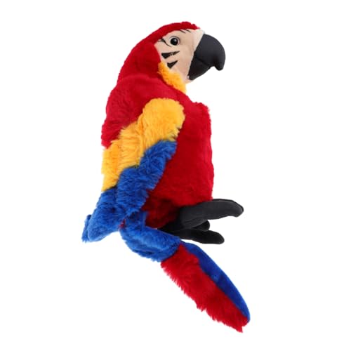 HOOTNEE Realistisches Papageien-plüschtier Lustiger Lebensechter Vogel-Kuscheltier Für Kreative Dekoration Und Party-atmosphäre Weicher Gemütlicher Spielzeugfreund Rot HOOTNEE Realistisches Papageien-plüschtier Lustiger Lebensechter Vogel-Kuscheltier Für Kreative Dekoration Und Party-atmosphäre Weicher Gemütlicher Spielzeugfreund Rot von HOOTNEE