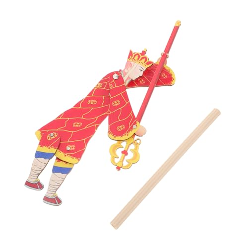 HOOTNEE Exquisites Chinesisches Schattenpuppenspielzeug Holzpuppen Für Jungen Und Mädchen Puppenset Zubehör Traditionelle Puppensets von HOOTNEE