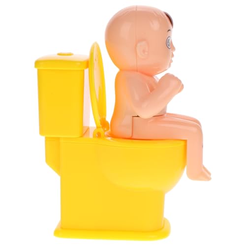 HOOTNEE Toilettenpuppenspielzeug Spielzeugtrick Toilettenspielzeug Toilettenspielzeug Lustiges Streichspielzeug Pinkelnde Puppe Spritzendes Spielzeug Lustiges Wasserspritzendes von HOOTNEE