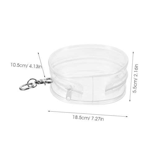 HOOTNEE Transparente PVC Puppentragetasche Leicht Stabil Kleine Puppe Aufbewahrungstasche Tragbar mit Hoher Durchsichtigkeit für Puppenkleidung und Reise HOOTNEE Transparente PVC Puppentragetasche Leicht Stabil Kleine Puppe Aufbewahrungstasche Tragbar mit Hoher Durchsichtigkeit für Puppenkleidung und Reise von HOOTNEE