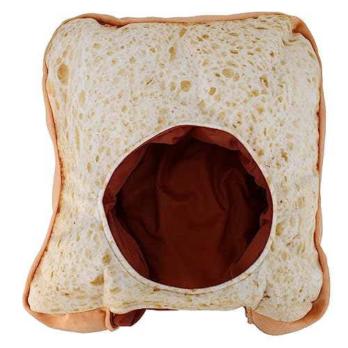 HOOTNEE üsch Toastbrot Hut Warmes Brot DIY Selfie Requisiten Lustiges Kostüm Zubehör Für Partys Events Und Fotoshootings Für Erwachsene Und von HOOTNEE