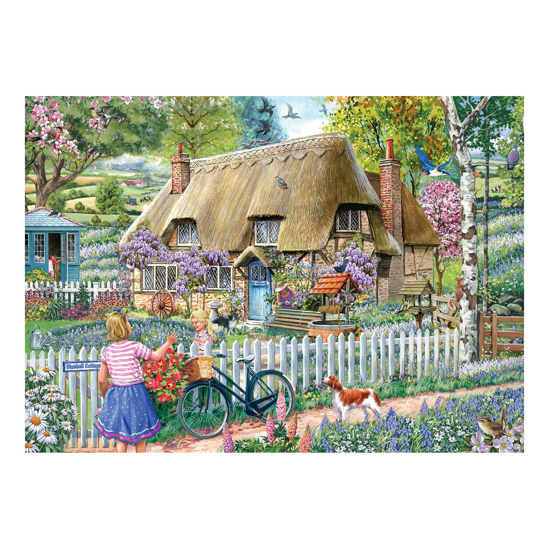 HOP - House of Puzzles Bluebell Hütte 1000 Teile Puzzle House-Of-Puzzles-HP0711 von HOP - House of Puzzles