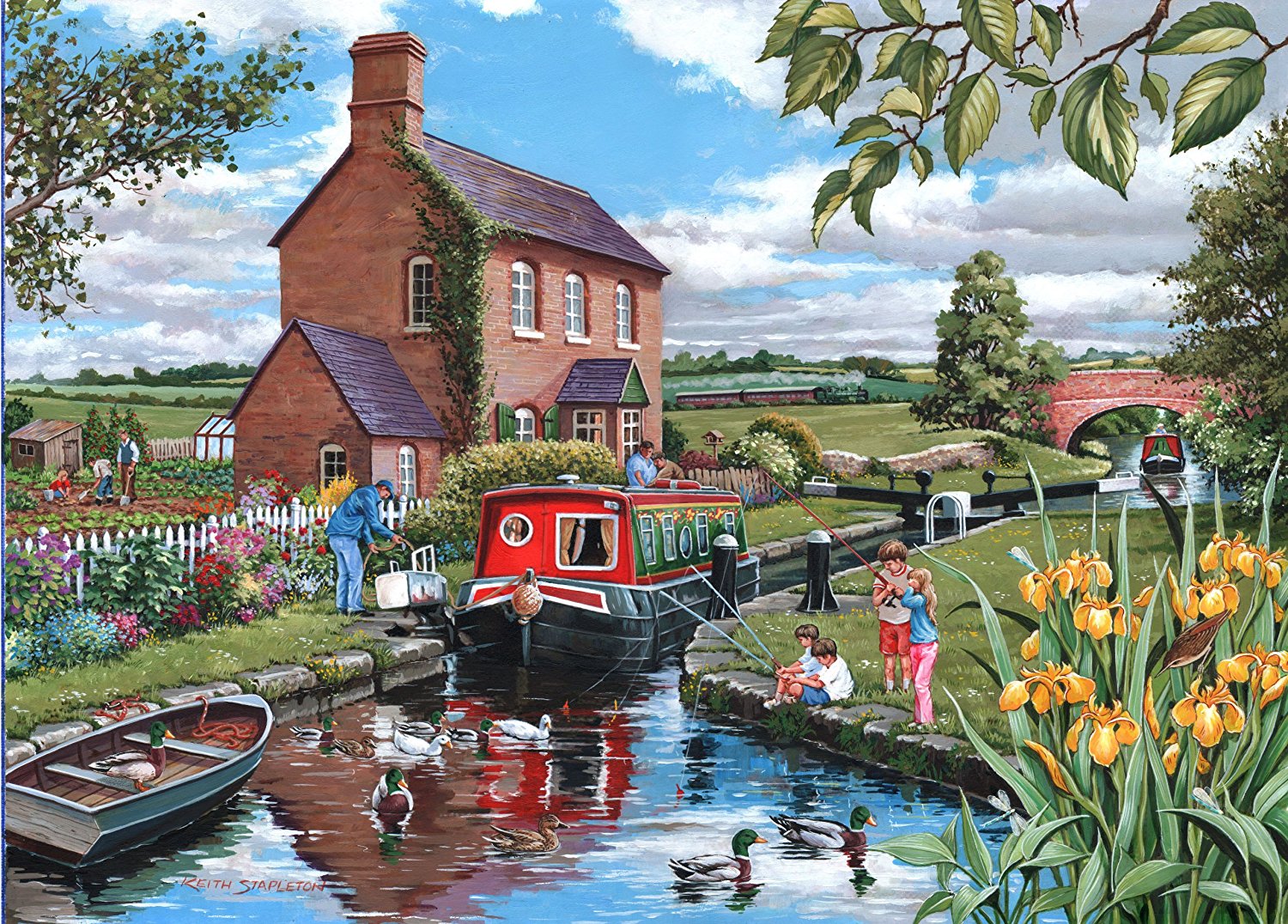 HOP - House of Puzzles Cottage am Kanal 500 Teile Puzzle House-Of-Puzzles-HP0278 HOP - House of Puzzles Cottage am Kanal 500 Teile Puzzle House-Of-Puzzles-HP0278 von HOP - House of Puzzles