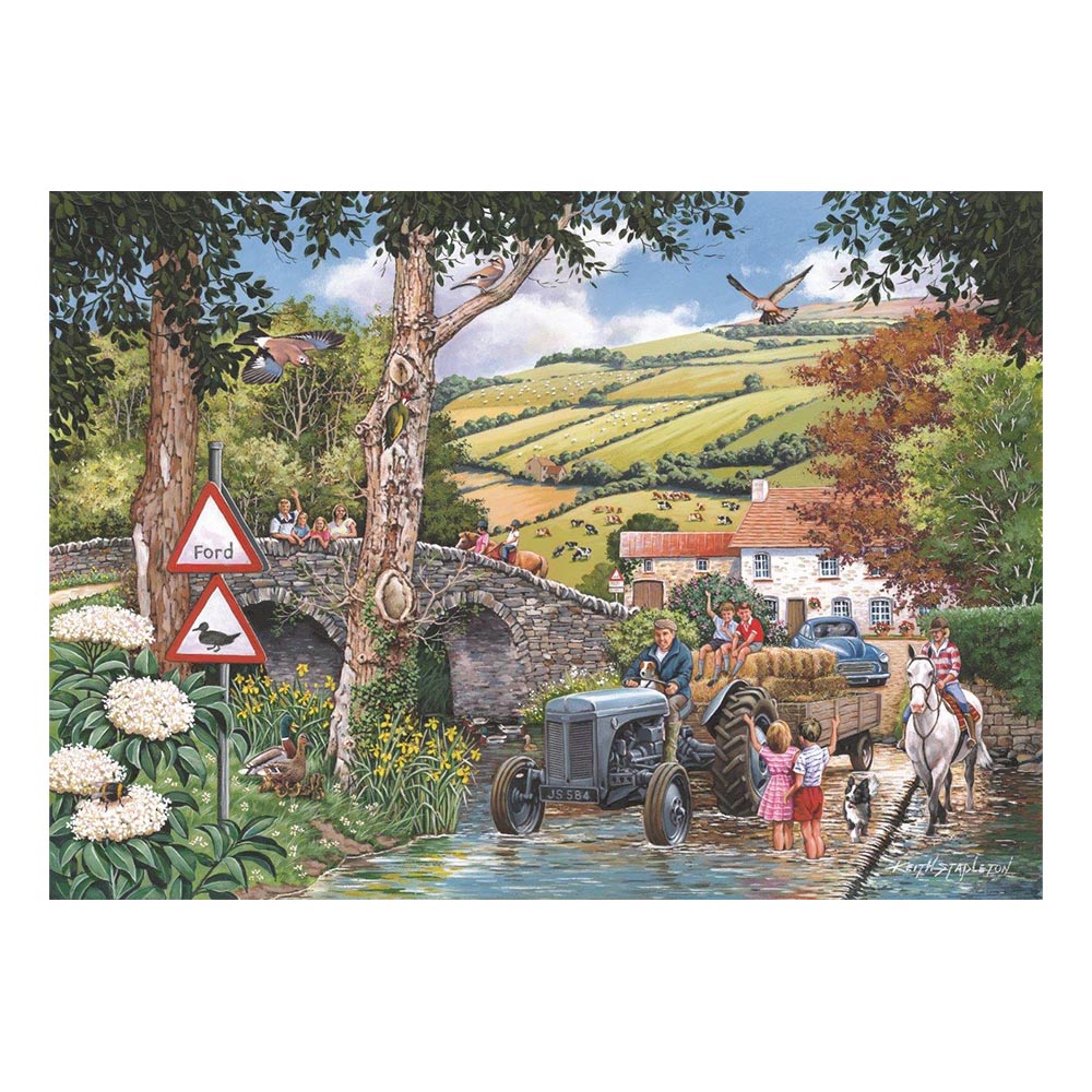 HOP - House of Puzzles Fergie Im Ford 1000 Teile Puzzle House-Of-Puzzles-HP0563 von HOP - House of Puzzles