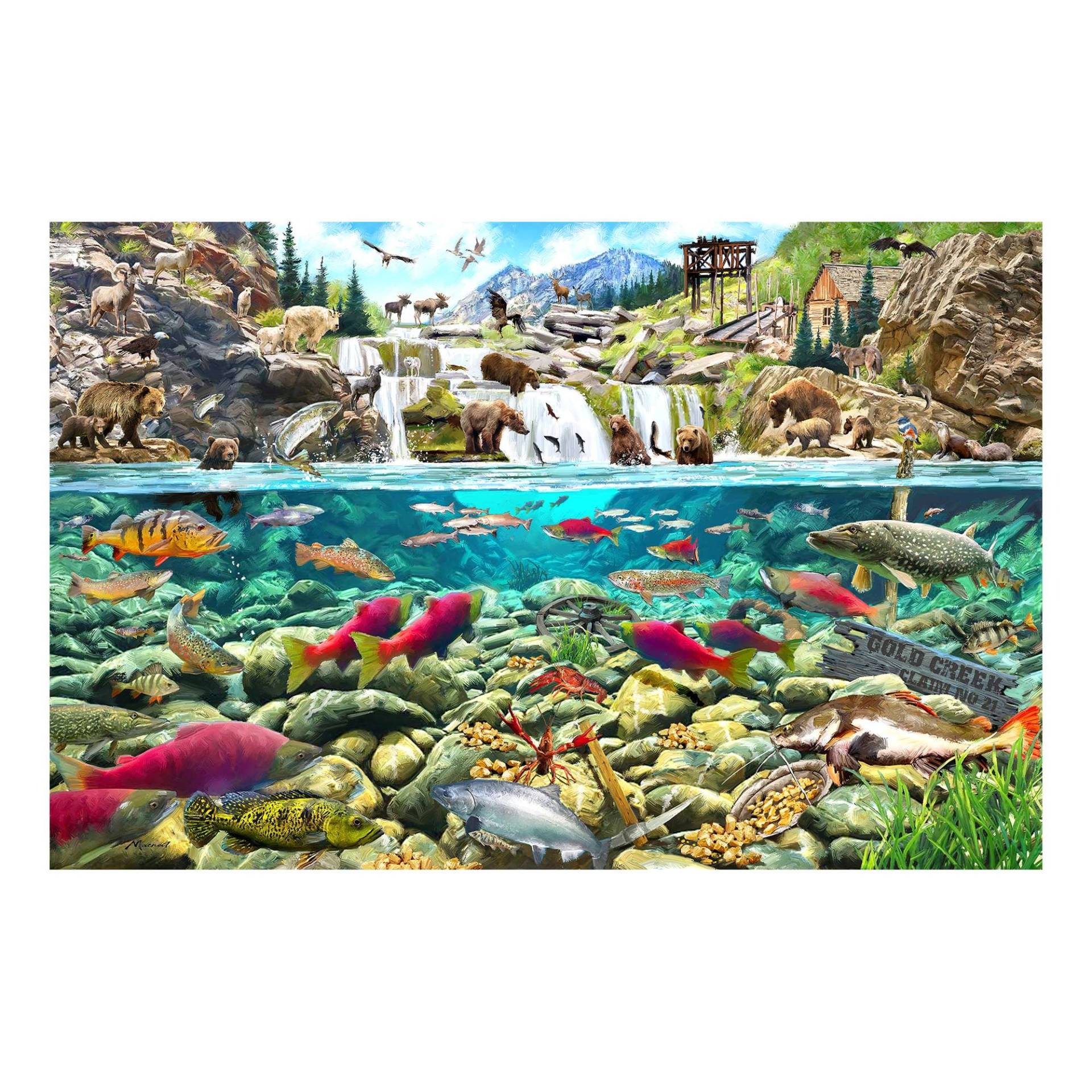 HOP - House of Puzzles Gold Creek 1000 Teile Puzzle House-Of-Puzzles-HP0825 HOP - House of Puzzles Gold Creek 1000 Teile Puzzle House-Of-Puzzles-HP0825 von HOP - House of Puzzles