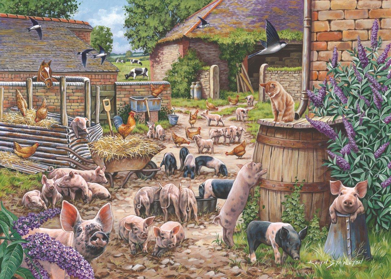 HOP - House of Puzzles Piglet Pandemonium 500 Teile Puzzle House-of-Puzzles-HP0754 HOP - House of Puzzles Piglet Pandemonium 500 Teile Puzzle House-of-Puzzles-HP0754 von HOP - House of Puzzles