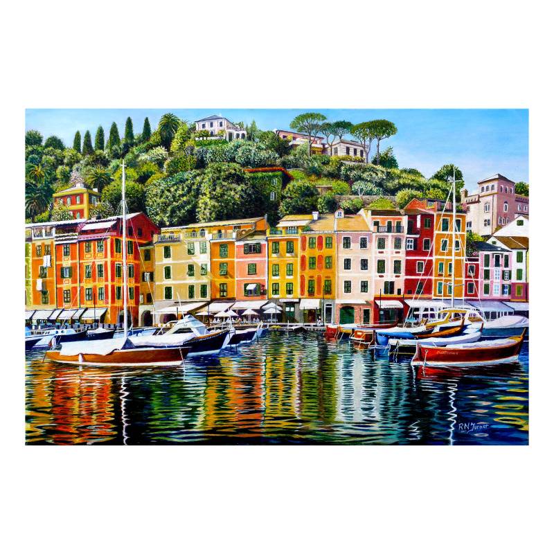 HOP - House of Puzzles Portofino Über Reflexion 1000 Teile Puzzle House-Of-Puzzles-HP0706 von HOP - House of Puzzles