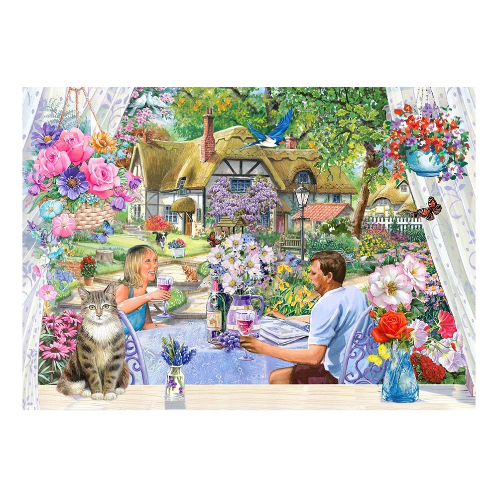 HOP - House of Puzzles XXL Teile - Den Garten Genießen 500 Teile Puzzle House-Of-Puzzles-HP0611 von HOP - House of Puzzles