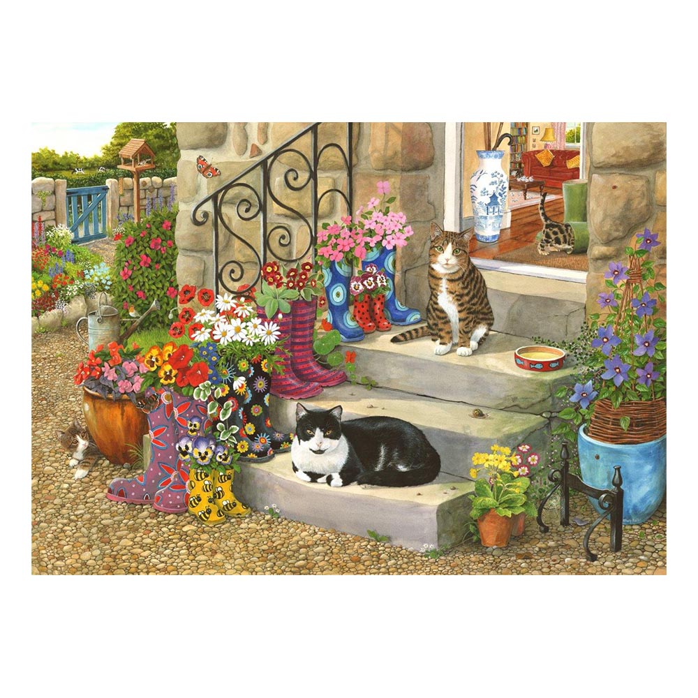 HOP - House of Puzzles XXL Teile - Der Kater 'N' Stiefel 500 Teile Puzzle House-Of-Puzzles-HP0364 von HOP - House of Puzzles