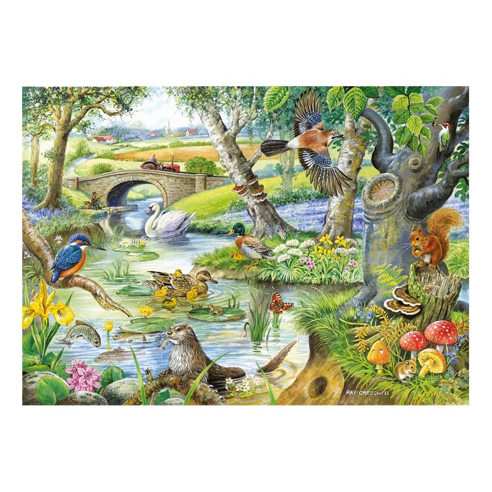 HOP - House of Puzzles XXL Teile - Geschichten Vom Fluss 500 Teile Puzzle House-Of-Puzzles-HP0165 von HOP - House of Puzzles