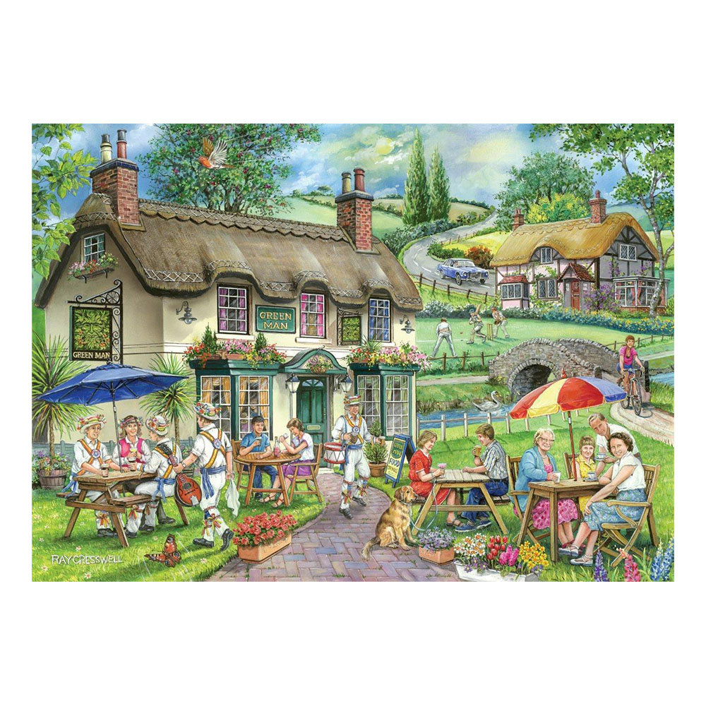 HOP - House of Puzzles XXL Teile - Grüner Mann 500 Teile Puzzle House-Of-Puzzles-HP0397 von HOP - House of Puzzles