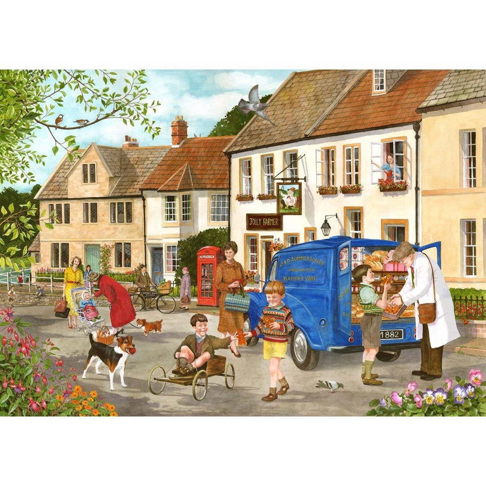 HOP - House of Puzzles XXL Teile - Lebkuchen-Jungs 500 Teile Puzzle House-Of-Puzzles-HP0601 von HOP - House of Puzzles