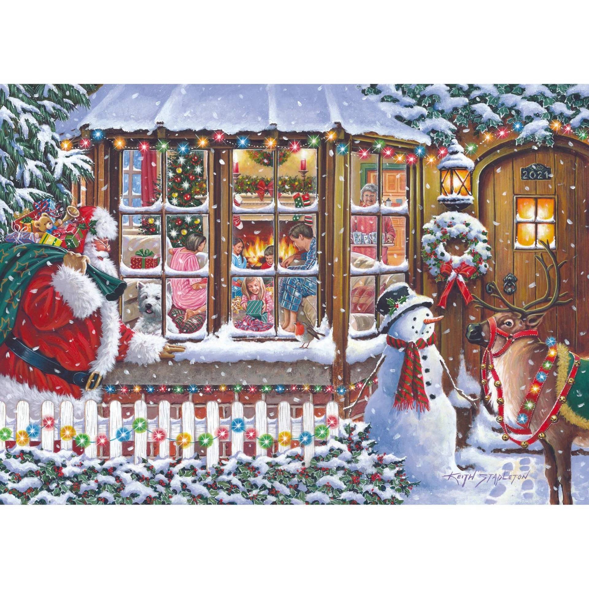HOP - House of Puzzles XXL Teile - No.16 - With Love From Santa 500 Teile Puzzle House-of-Puzzles-HP0764 HOP - House of Puzzles XXL Teile - No.16 - With Love From Santa 500 Teile Puzzle House-of-Puzzles-HP0764 von HOP - House of Puzzles