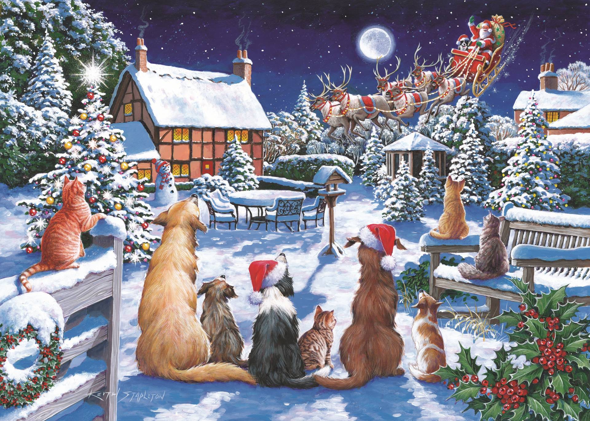 HOP - House of Puzzles XXL Teile - No.19 - Santa Paws 500 Teile Puzzle House-of-Puzzles-HP0721 HOP - House of Puzzles XXL Teile - No.19 - Santa Paws 500 Teile Puzzle House-of-Puzzles-HP0721 von HOP - House of Puzzles