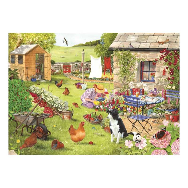 HOP - House of Puzzles XXL Teile - Omas Garten 500 Teile Puzzle House-Of-Puzzles-HP0285 von HOP - House of Puzzles