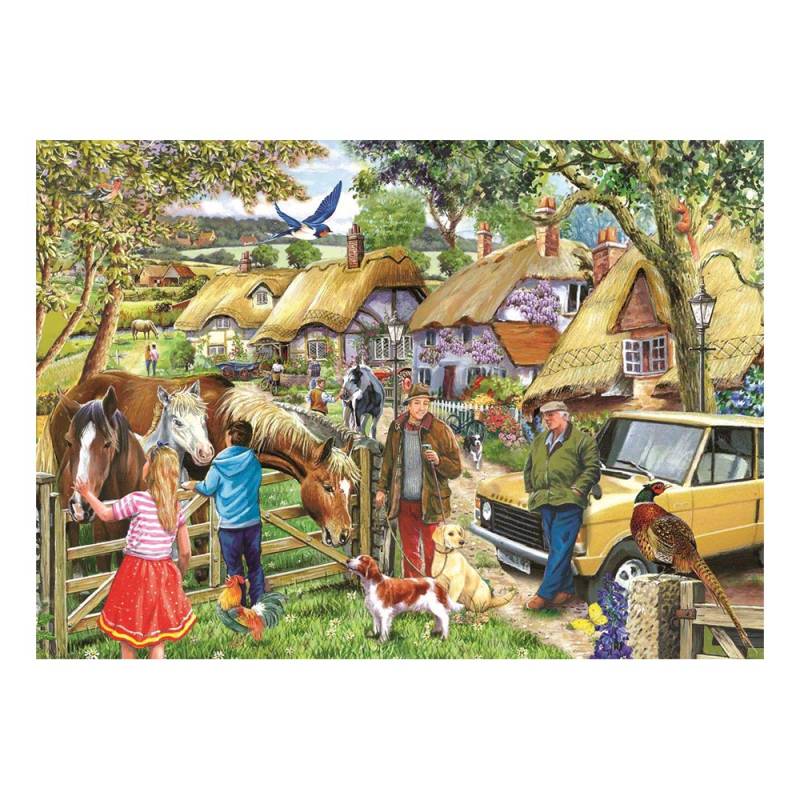 HOP - House of Puzzles XXL Teile - Pferde & Hunde 500 Teile Puzzle House-Of-Puzzles-HP0647 von HOP - House of Puzzles