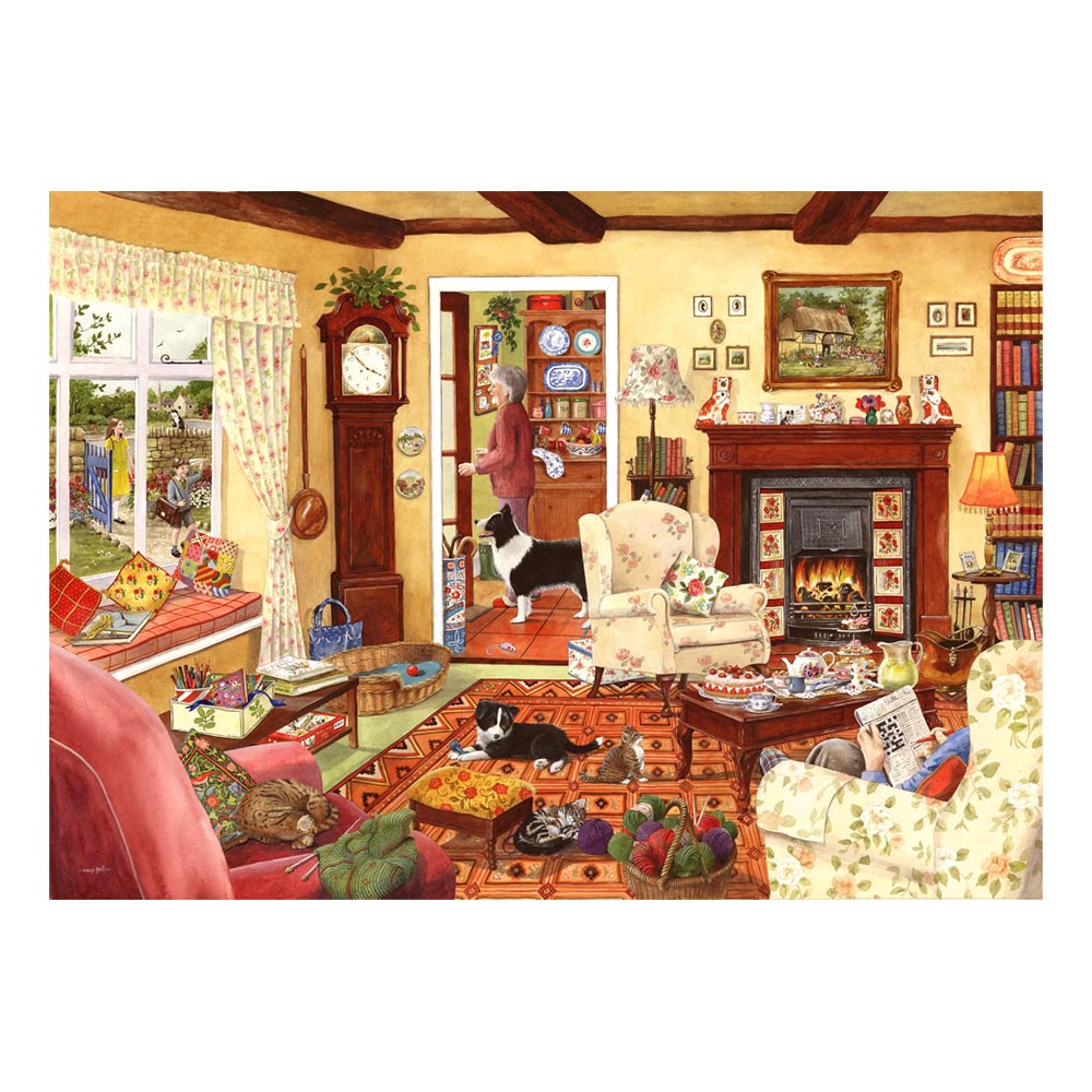 HOP - House of Puzzles XXL Teile - Rechtzeitig Zum Tee 500 Teile Puzzle House-Of-Puzzles-HP0542 von HOP - House of Puzzles