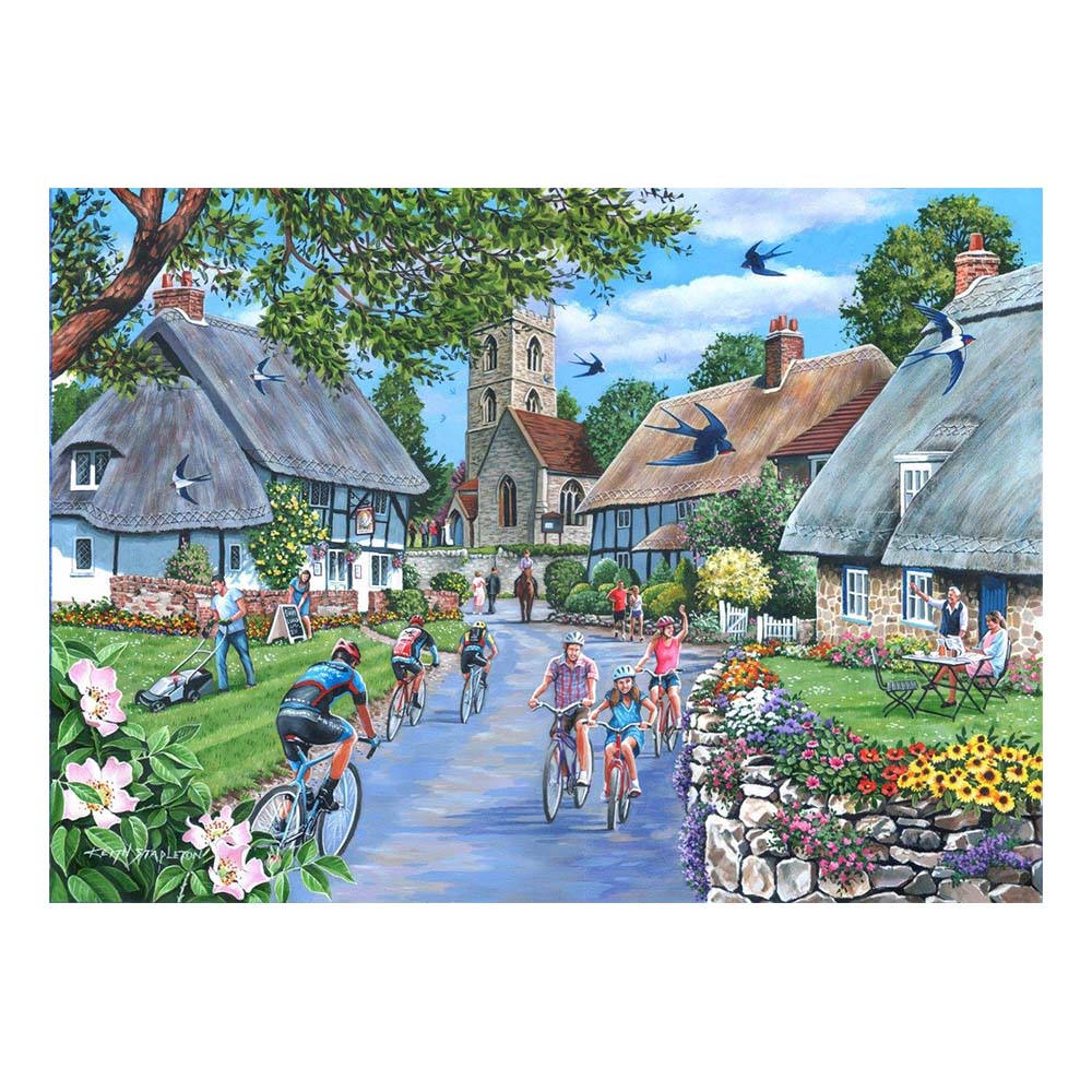 HOP - House of Puzzles XXL Teile - Sonntagvormittag 500 Teile Puzzle House-Of-Puzzles-HP0503 von HOP - House of Puzzles