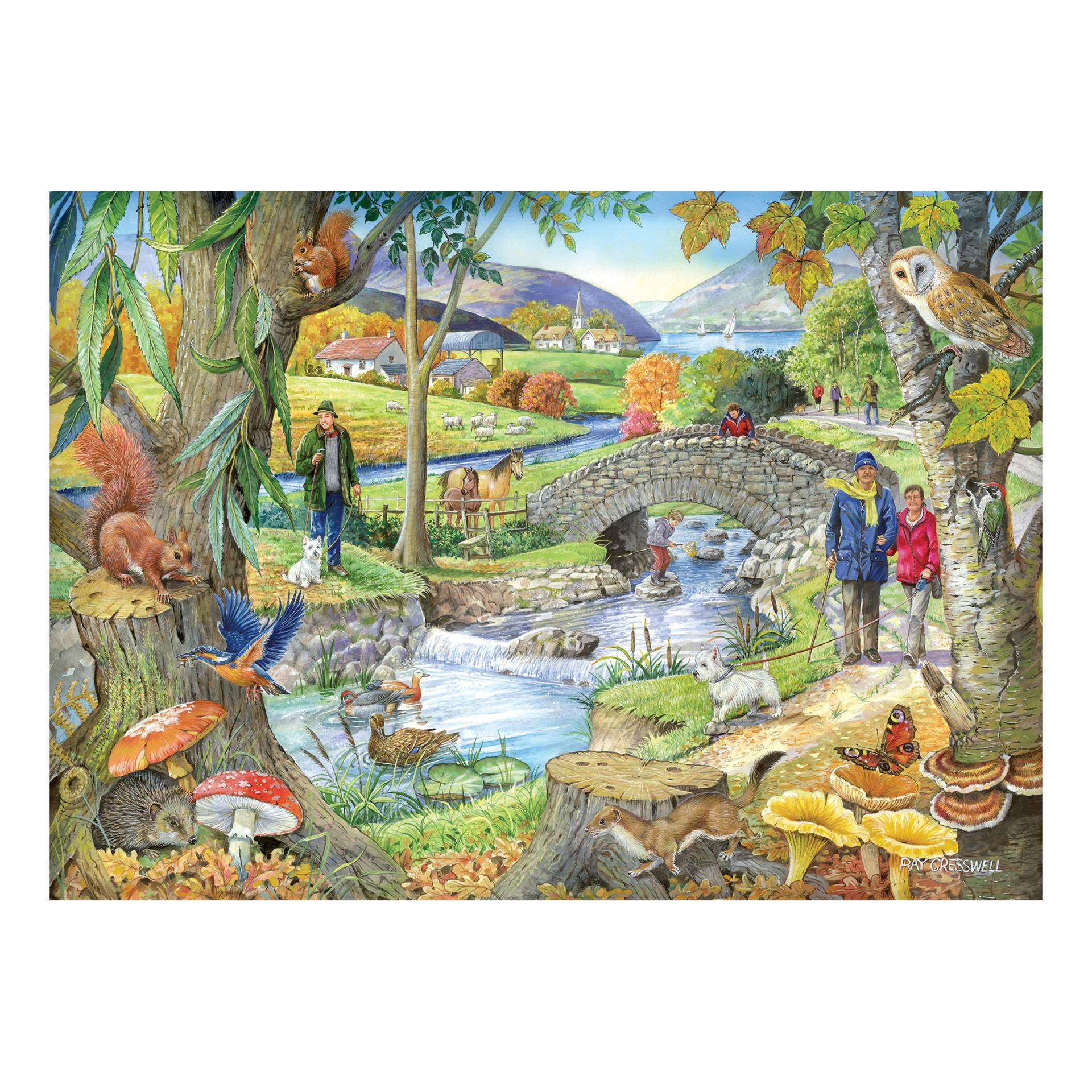 HOP - House of Puzzles XXL Teile - Spaziergang am Fluss 250 Teile Puzzle House-Of-Puzzles-HP0736 HOP - House of Puzzles XXL Teile - Spaziergang am Fluss 250 Teile Puzzle House-Of-Puzzles-HP0736 von HOP - House of Puzzles