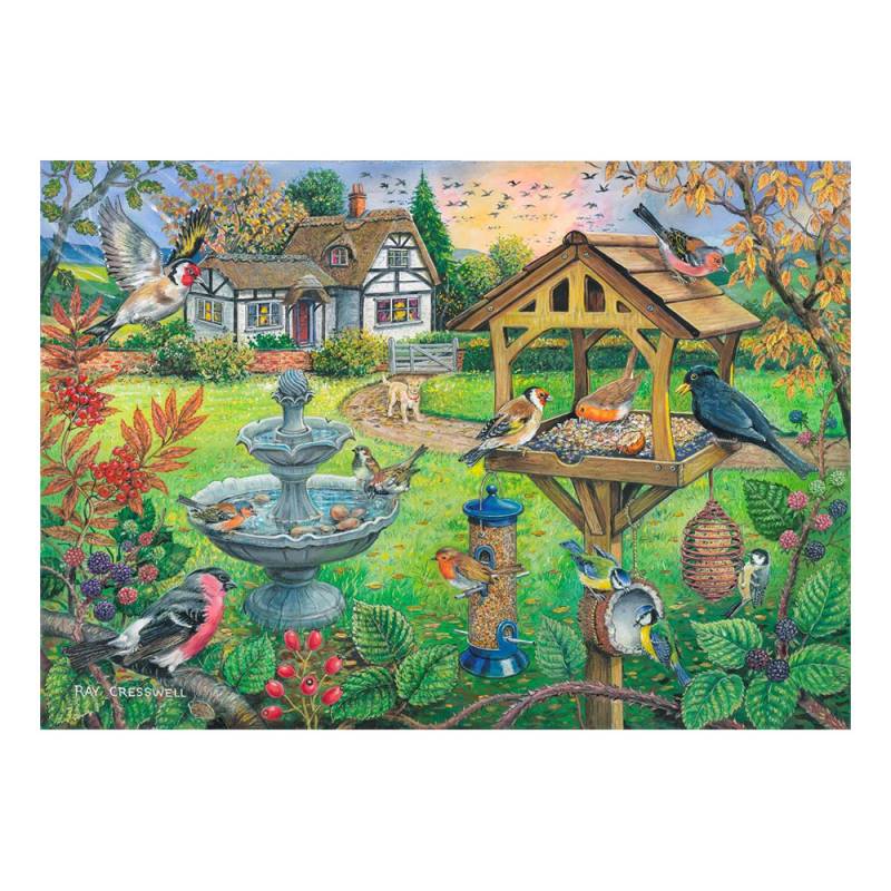 HOP - House of Puzzles XXL Teile - Vogel-Tisch 500 Teile Puzzle House-Of-Puzzles-HP0442 von HOP - House of Puzzles