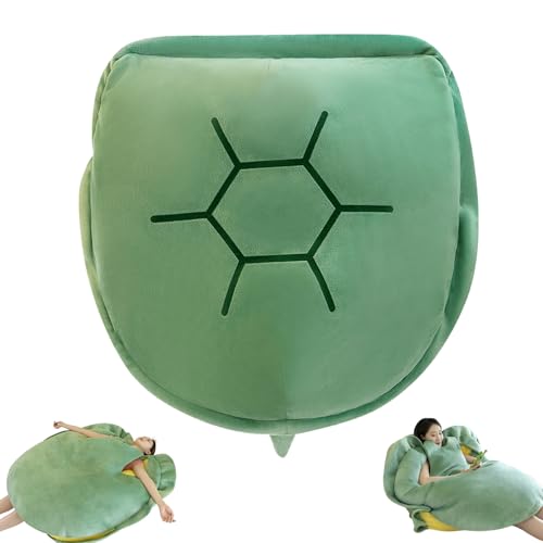 HOPASRISEE Turtle Pillow Wearable Adult, Wearable Turtle Shell Pillow Adult, Multifunctional Giant Wearable Turtle Shell Pillow,Giant Wearable Turtle Shell Pillow Adult (24 in Green) von HOPASRISEE