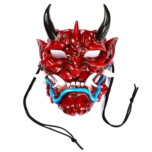 HOPBLOCK Halloween Maske, Punk Maske Cosplay für Erwachsene, Hannya Maske Japanisch Maske Kostüm Maske für Halloween Maske Cosplay Punk Requisiten von HOPBLOCK