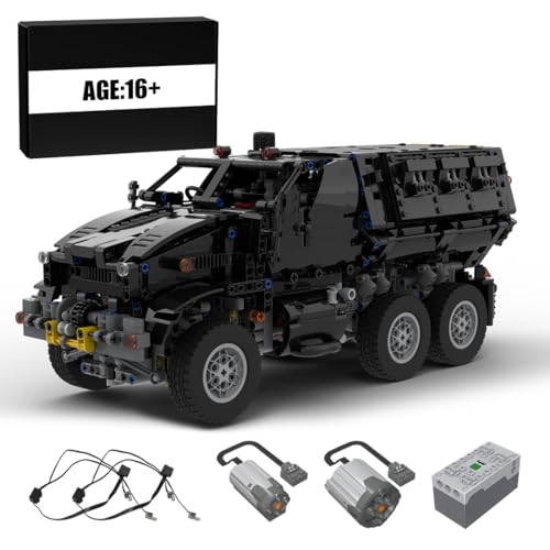 HOPBLOCK Technik Kampffahrzeug Bausteine Kit, MOC-54624 MOC Infanterie Kampffahrzeug Spielzeug, Militär Kampffahrzeug Klemmbausteine Geschenke (1774 Teile) von HOPBLOCK