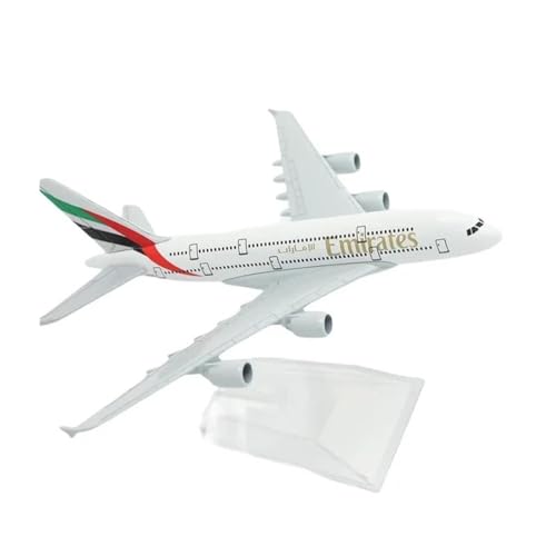 HOPEYS aereo 1:400 for Emirates Airbus A380 Einzelflugzeug Metallflugzeug Miniaturmodell Flugzeug Sammlung Geschenke Miniaturhandwerk von HOPEYS