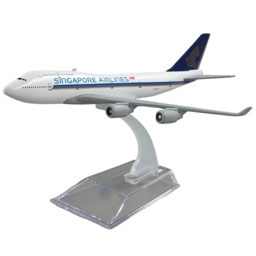 HOPEYS aereo 1:400 for Singapur Airbus Boeing 747 Legierung Flugzeug Modell Druckguss Flugzeug Modell Sammler Geschenk Miniaturhandwerk von HOPEYS