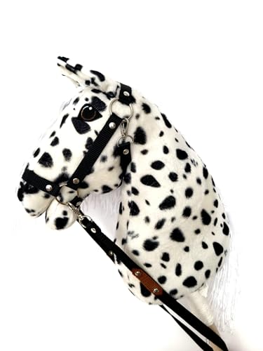 Hobby Horse Hobbypferd groß A3 (Pferd auf einem Stock) (white) von HORSE & toys