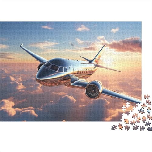 Flugzeug 500 Teile Puzzles, Hölzernes Premium Quality, Für Erwachsene Und Kinder Ab 12 Jahren Puzzle, Farbig, 500pcs (52x38cm) von HOTGE