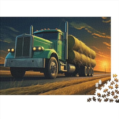 Lastwagen 500 Teile Puzzles, Hölzernes Premium Quality, Für Erwachsene Und Kinder Ab 12 Jahren Puzzle, Farbig, 500pcs (52x38cm) von HOTGE