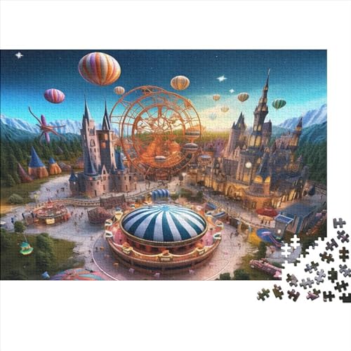 Puzzle 500 Teile,Puzzle Für Erwachsene, Impossible Puzzles,Puzzle Farbenfrohes Legespiel-Vergnügungsparks,500 Puzzle Home Dekoration Puzzle,Puzzles Für Kinder 500pcs (52x38cm) von HOTGE