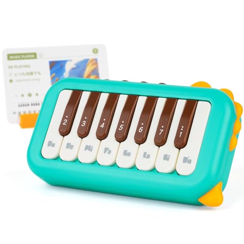 HOTUT Klavier Keyboard Kinder, Kinder Klaviertastatur für Baby, Multi-Funktions Musikspielzeug mit Licht & Ton, Musik Baby Spielzeug für ab 18 Monate Kleinkinder, Klavierspielzeug Geschenk von HOTUT