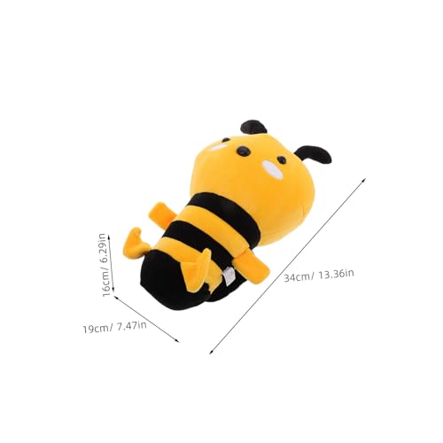 HOUDERCO Kuscheliges Plüsch Kuscheltier Biene Weiches Stofftier für Jungen und Mädchen Niedliches Cartoon Bienen Geschenk Dekoration und Kissen HOUDERCO Kuscheliges Plüsch Kuscheltier Biene Weiches Stofftier für Jungen und Mädchen Niedliches Cartoon Bienen Geschenk Dekoration und Kissen von HOUDERCO