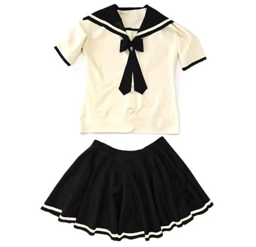 HOUXINQWWP Leder-Kleid mit kurzen Ärmeln, PVC, für Cosplay, Halloween, Cosplay, Cosplay, S-7XL, Schwarz, Größe M von HOUXINQWWP