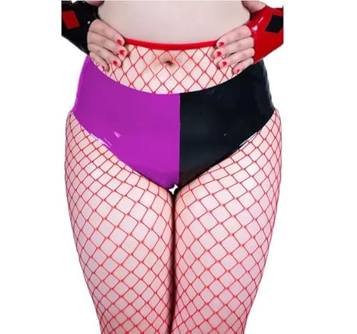 HOUXINQWWP PVC-Leder, Übergröße, Cosplay, Größe S-7XL, Fuchsia, S von HOUXINQWWP