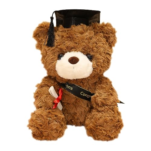 HOVCEH Teddybär Plüschtier Klein, Examensbär, Teddy Plüschbär mit Doktorhut, Bachelor Geschenk, Bestandene Prüfung Geschenk,Geschenke zum Bachelor Abschluss HOVCEH Teddybär Plüschtier Klein, Examensbär, Teddy Plüschbär mit Doktorhut, Bachelor Geschenk, Bestandene Prüfung Geschenk,Geschenke zum Bachelor Abschluss von HOVCEH