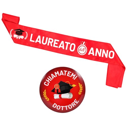 HOWAF Dottore Sch?rpe, Laurea Sch?rpe Laurea Accessoires f¨¹r Dottore Laurea Abschlussfeier Geschenk von HOWAF